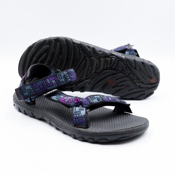 Teva Shoes - Vintage Teva Hurricane Hiking Sandals Womens 9 Purple Blue Geometric Strappy